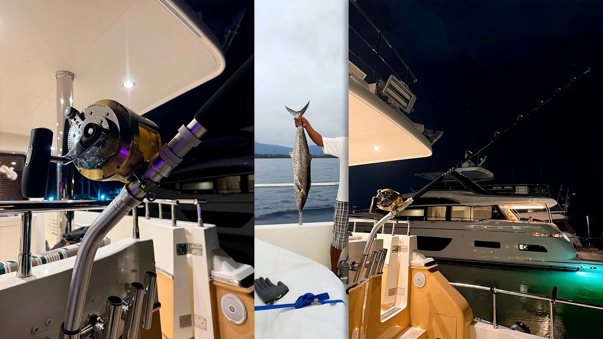 Аренда траулерной яхты Selene 80 Ocean Explorer на Пхукете, морская рыбалка